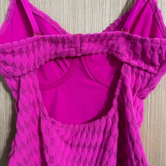 GOOD AMERICAN Jacquard Show Off One Piece Swimsuit, Size 1 - Picture 6 of 10